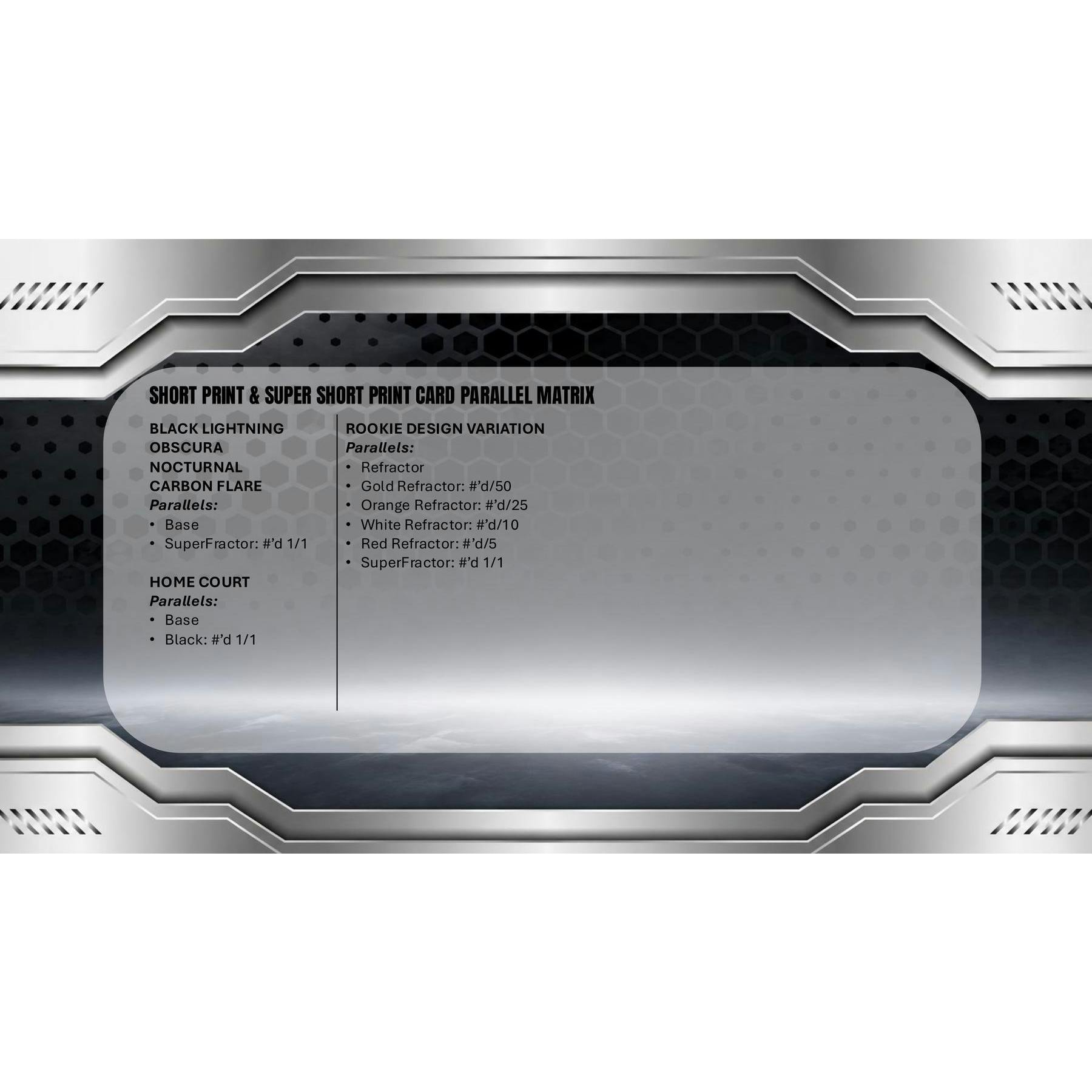 2025/26 Topps Chrome Black Basketball Hobby Box (Presell) - Image 10