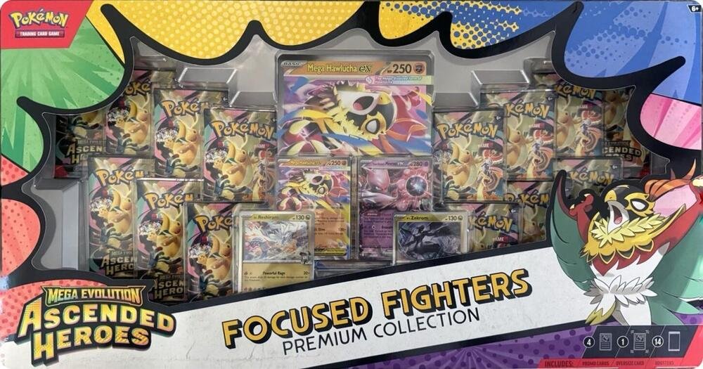 Pokémon Ascended Heroes Focused Fighters Premium Collection – Sam’s Club Excl.