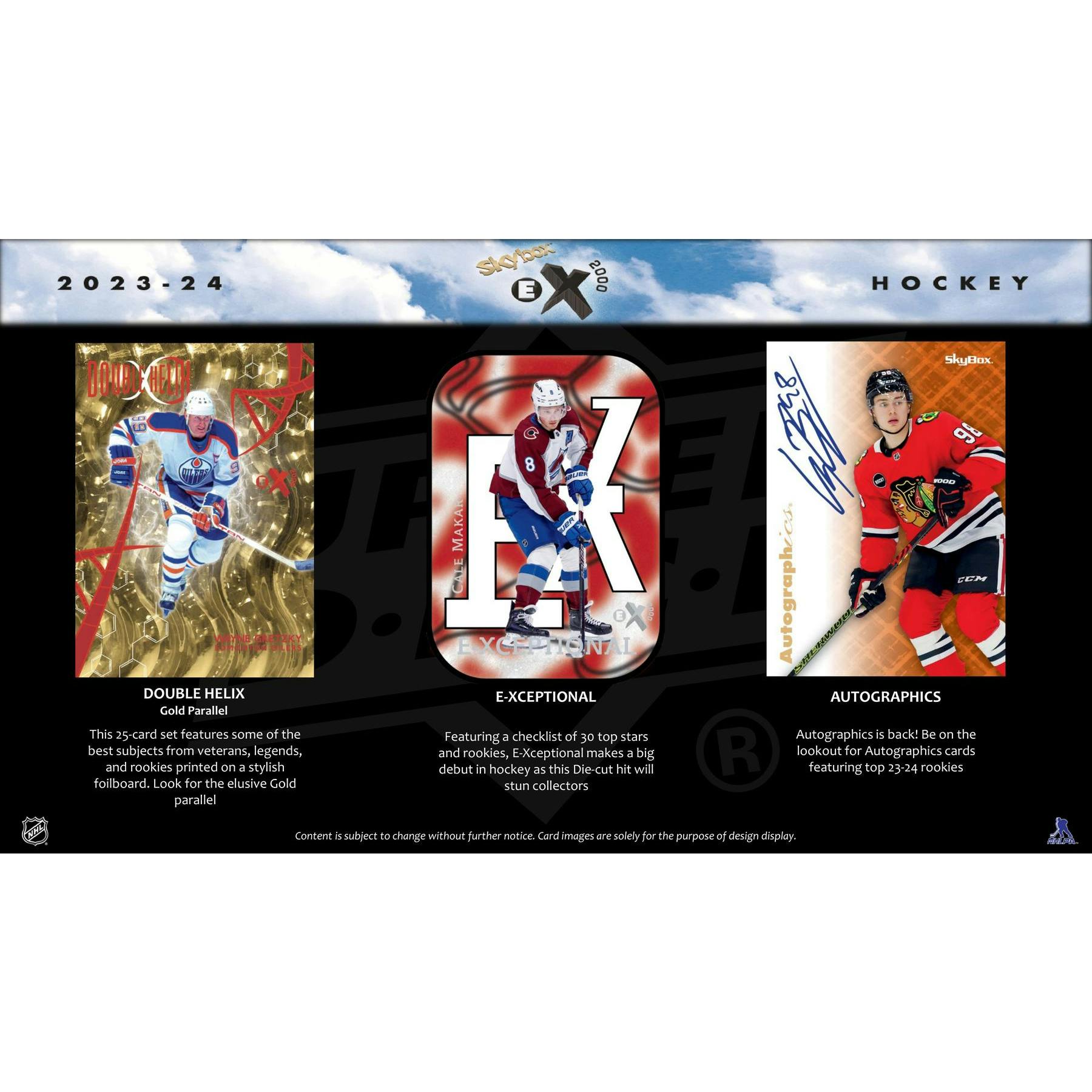 2023/24 Upper Deck Skybox E-X 2000 Hockey Hobby 12-Box Case - Image 7