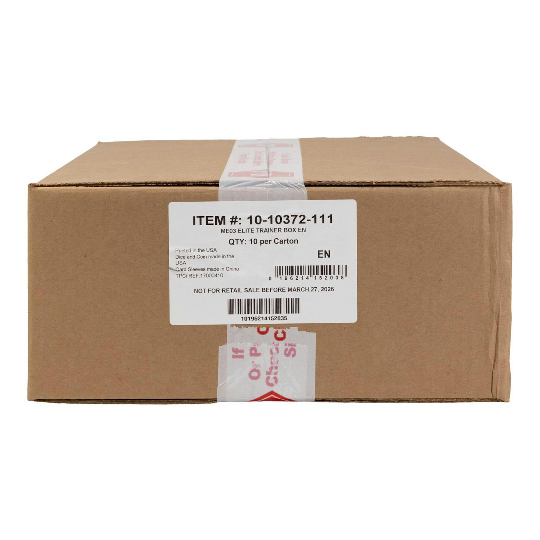 Pokemon Mega Evolution: Perfect Order Elite Trainer 10-Box Case - Image 5