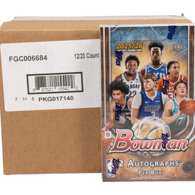 2025/26 Bowman Basketball Hobby 12-Box Case