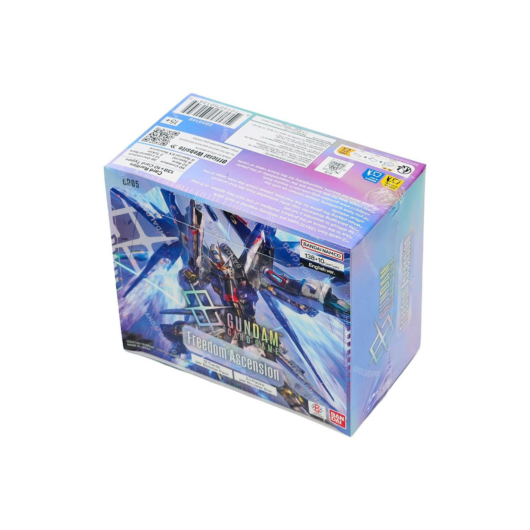 Gundam TCG Freedom Ascension (GD05) Booster 12-Box Case