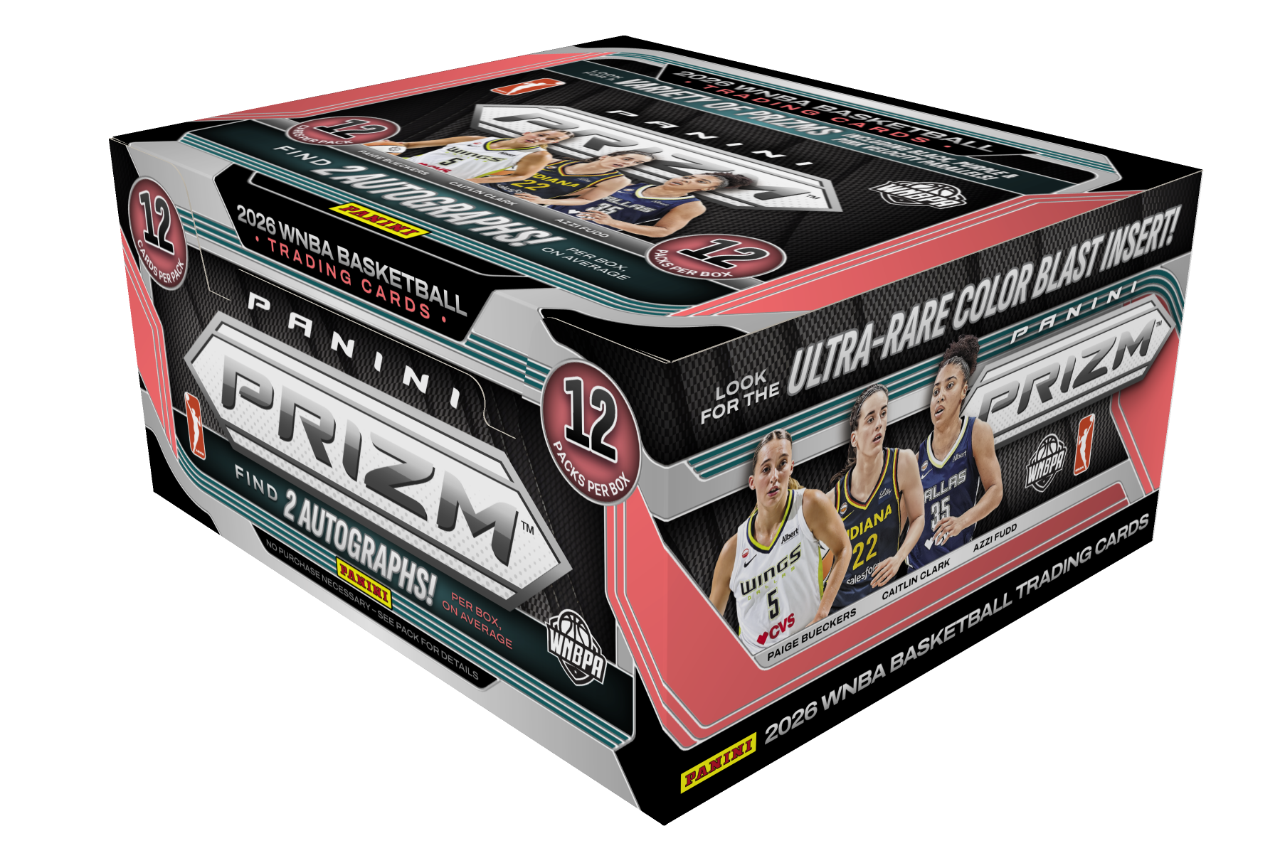 2026 Panini Prizm WNBA Basketball Hobby 12 Box Case